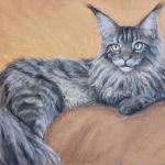 Pastel. 12"h x 16" wide