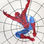 Spiderman, of course, covering all the wall with his magic web. Private home,
© 2007 Kristen Muench
photo by David A. Harvey