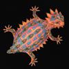 Horned Toad - Fiberglass (HT1-01)
Fish & Frogs design
28"long x 21" wide x 6.5" deep
Private Residence
©2001 & 2006 Kristen Muench
photo by David A. Harvey
